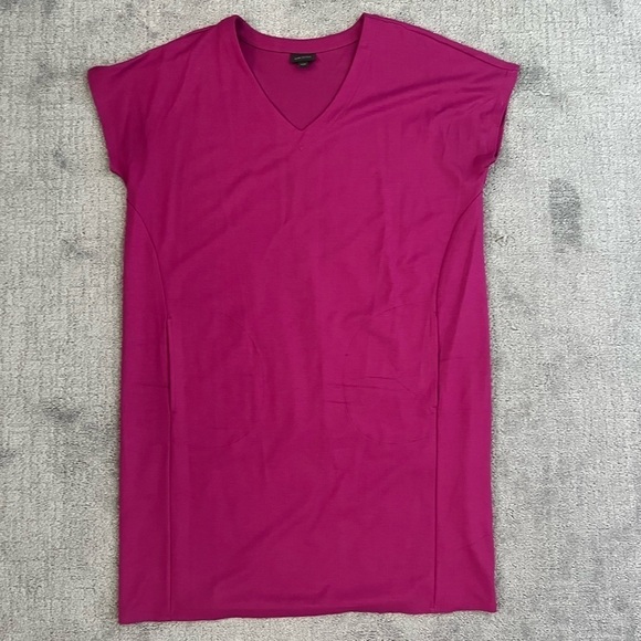 J. Jill Wearever Collection Fuschia Tunic Tee Dress - Picture 1 of 3